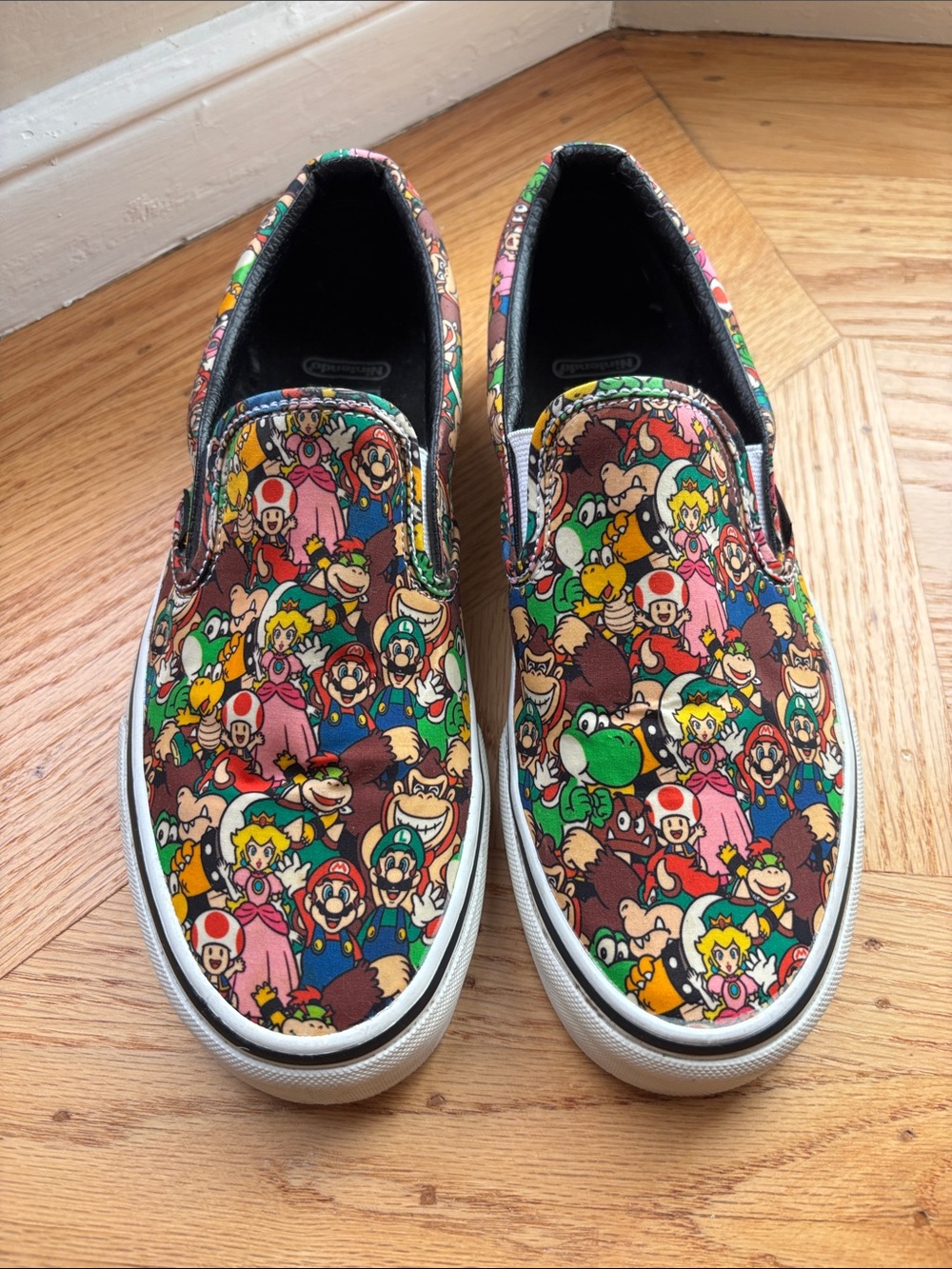 Vans Super Mario Slip-On Shoes Women’s Size 8.5